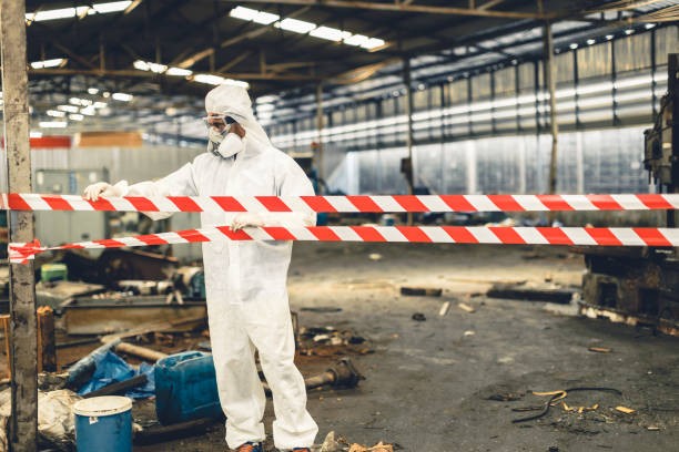 Professional Biohazard technician working in Index, WA